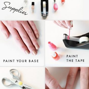 Easy Way to Make Zigzag Nail Design