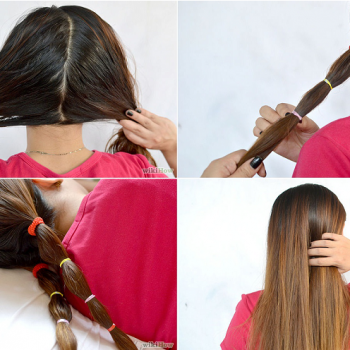 Hair Bands Straightening Technique