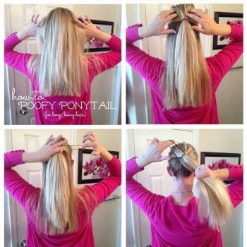 How to Make a Poofy Ponytail