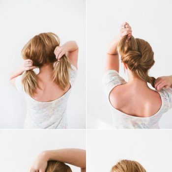 Quick to Make Knot and Twist Bun