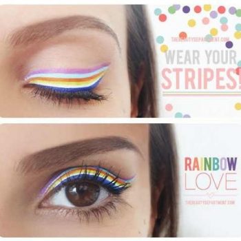 Rainbow Makeup Look