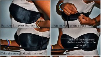 Tip on How to Secure a Strapless Bra