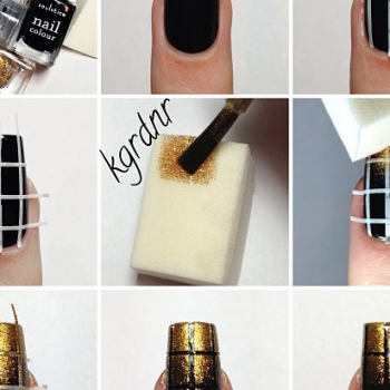 black-gold-nail-design