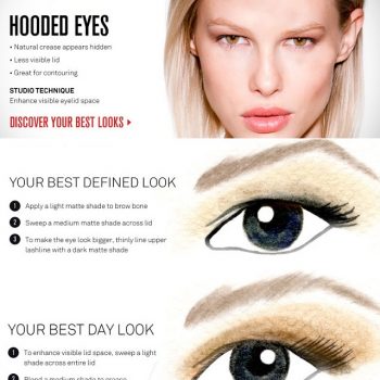 hooded eyes