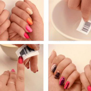 Bar-Coded Nail Art – DIY