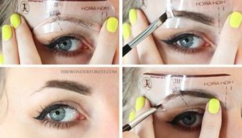 How To Use Brow Stencils