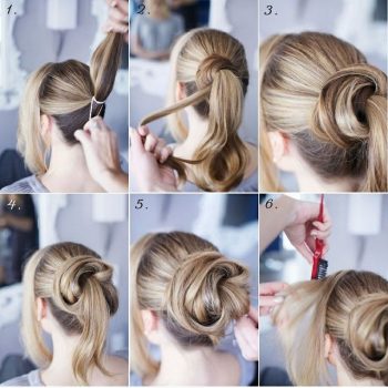 Large Twisted Bun Hairstyle Tutorial