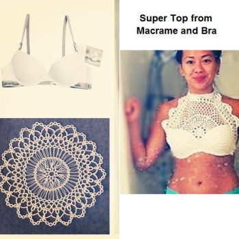 Make a Macrame Top From a Bra – DIY (2)