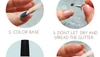 The Sand Effect Nail Design – DIY (2)