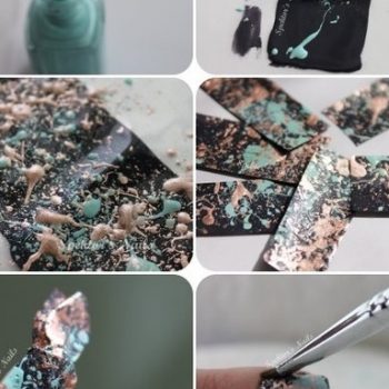 Galaxy Splatter Nails