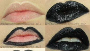 How To Make Perfect Black Lips – DIY