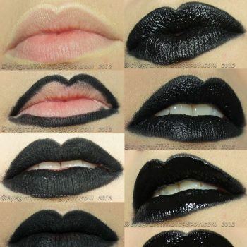 How To Make Perfect Black Lips – DIY