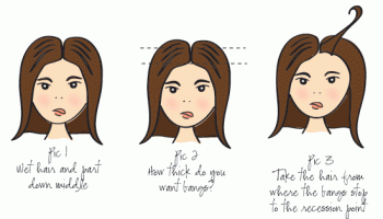 How To Cut Your Own Bangs At Home