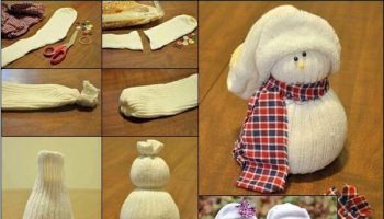 How To Make A Sock Snowman – DIY