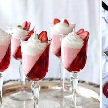 Jell-O-Strawberry-Parfait