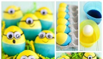 Dyed Minion Easter Eggs – DIY