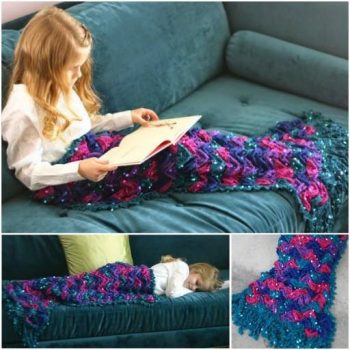 How To Crochet A Mermaid Blanket