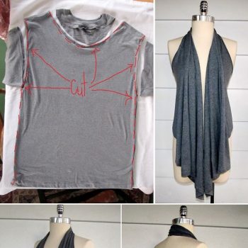 Draped Vest