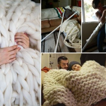 Knit Your Own Snug and Fluffy Blanket – DIY (2)